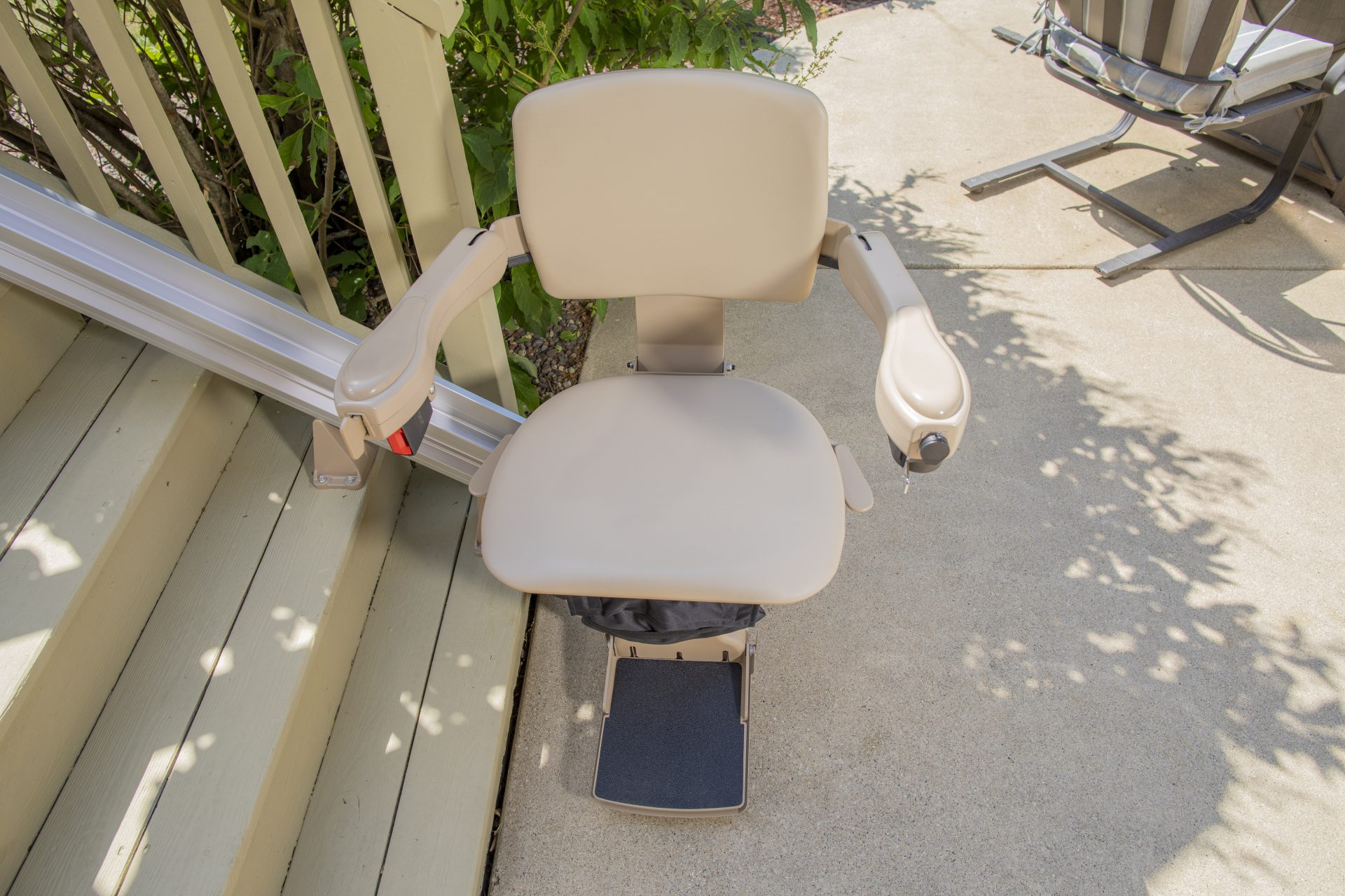 a bruno elite outdoor overhead view