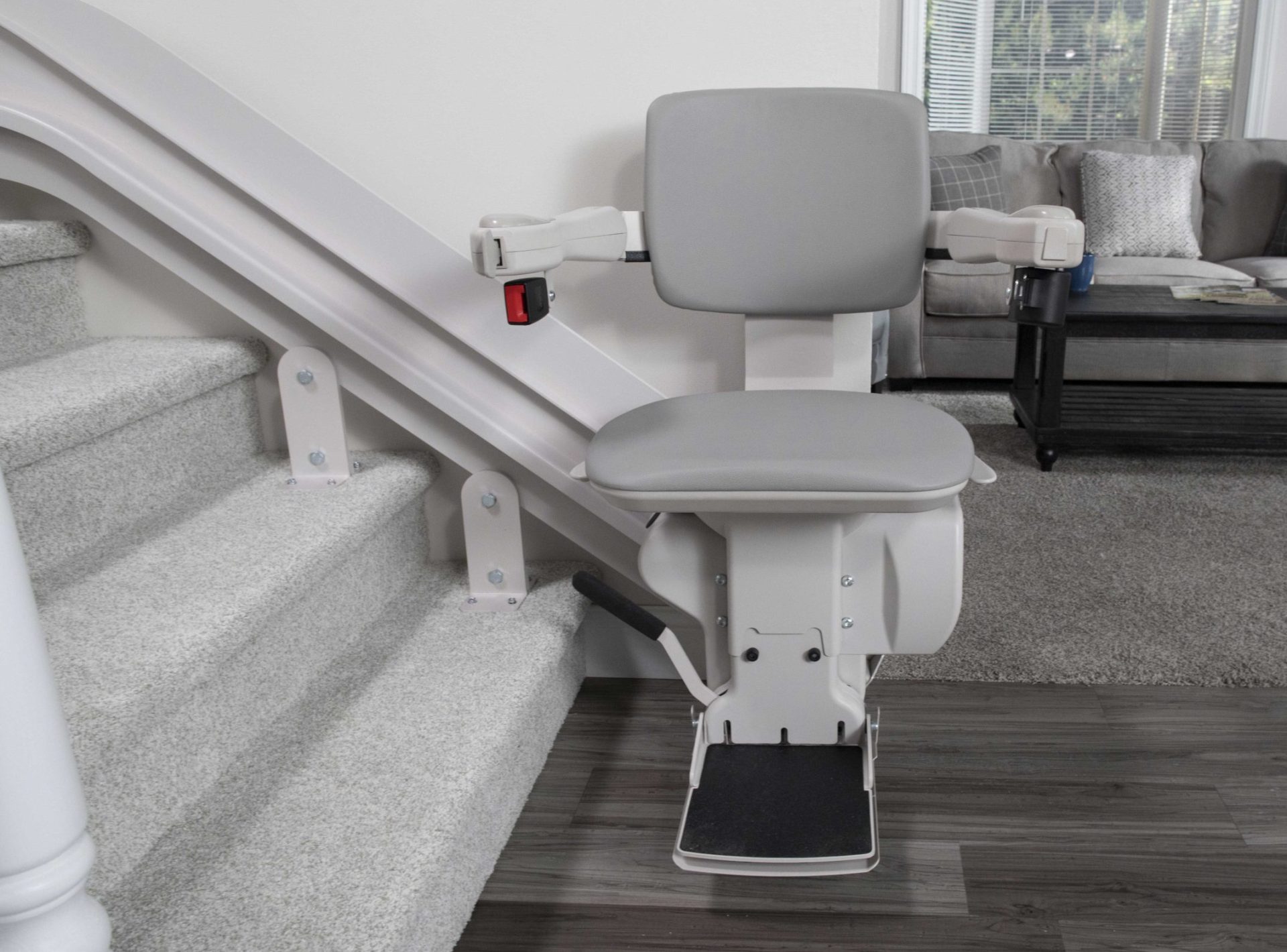 A Bruno Elite Curved Stair Lift