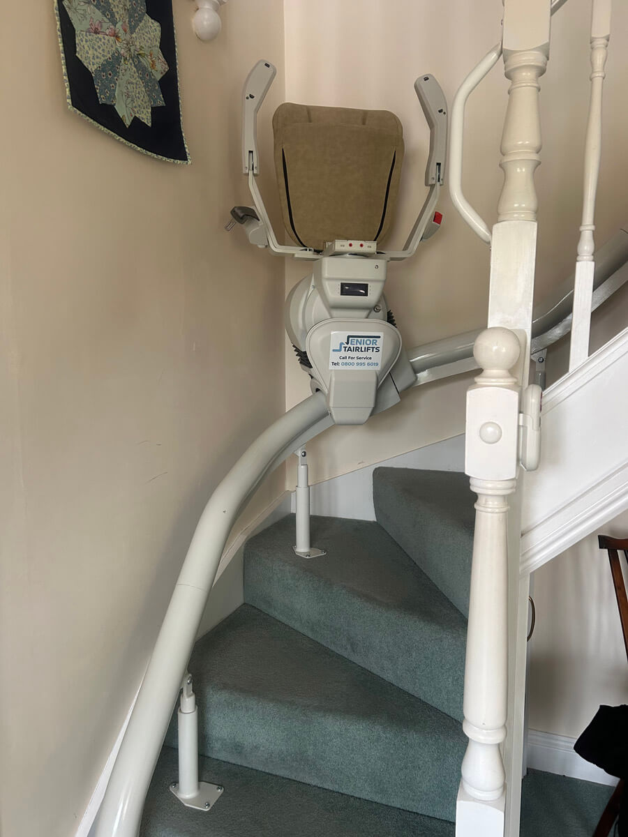 Stairlift installation in Cornwall