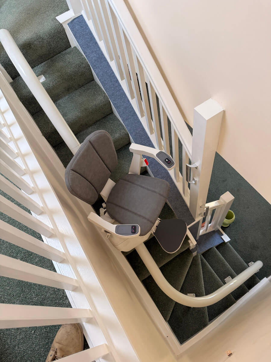 Stairlift installation in Plymouth, Devon