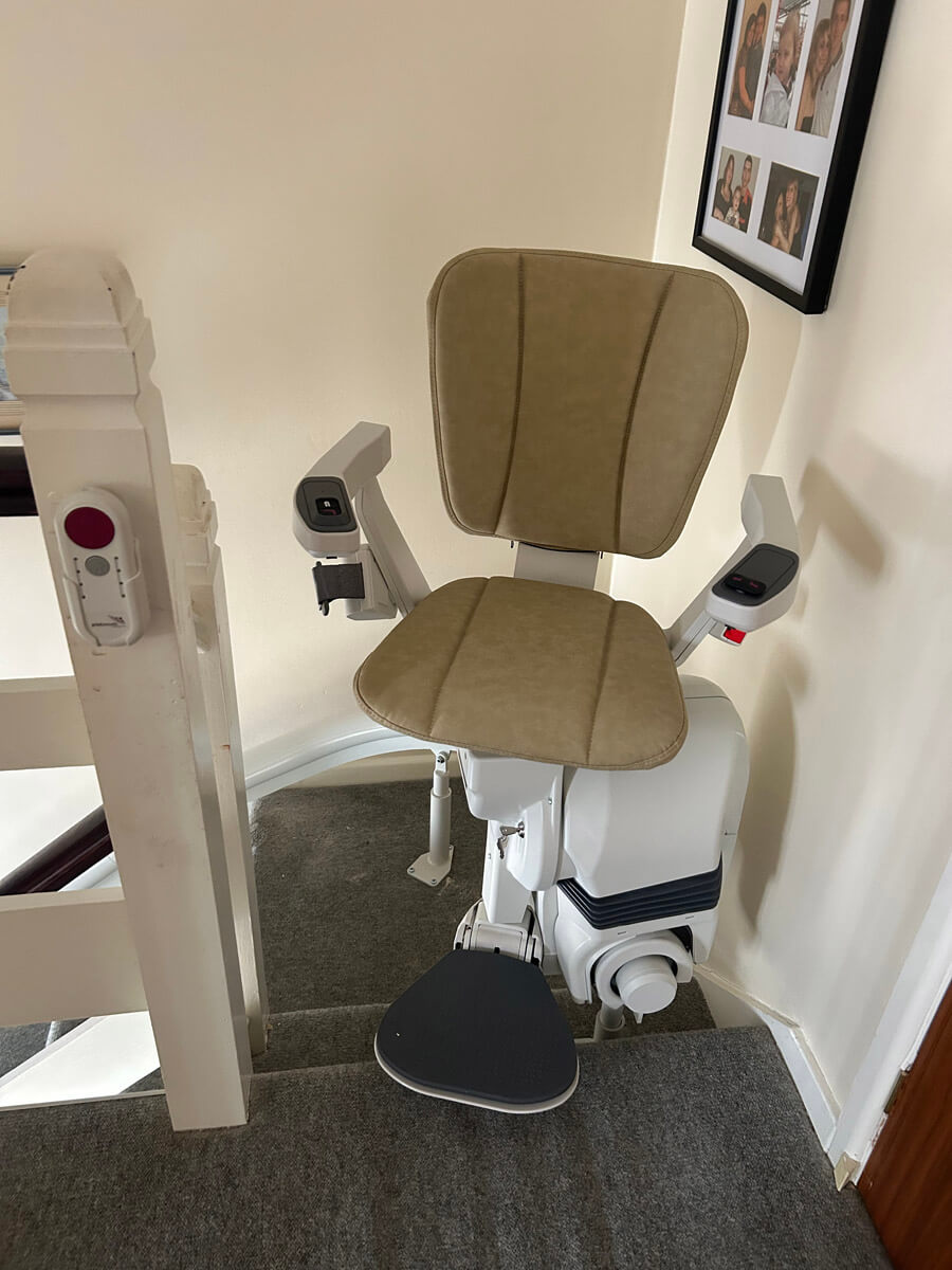 Stairlift installation in Exeter