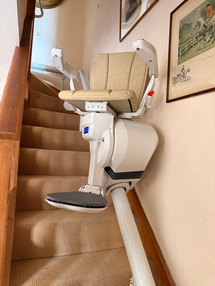 Stairlift installation in Plymouth, Devon